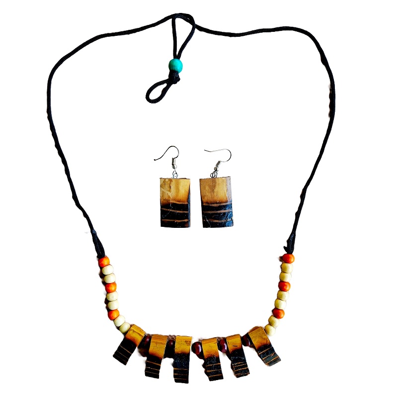 Bamboo Necklace from Shantiniketan  BJ-997c