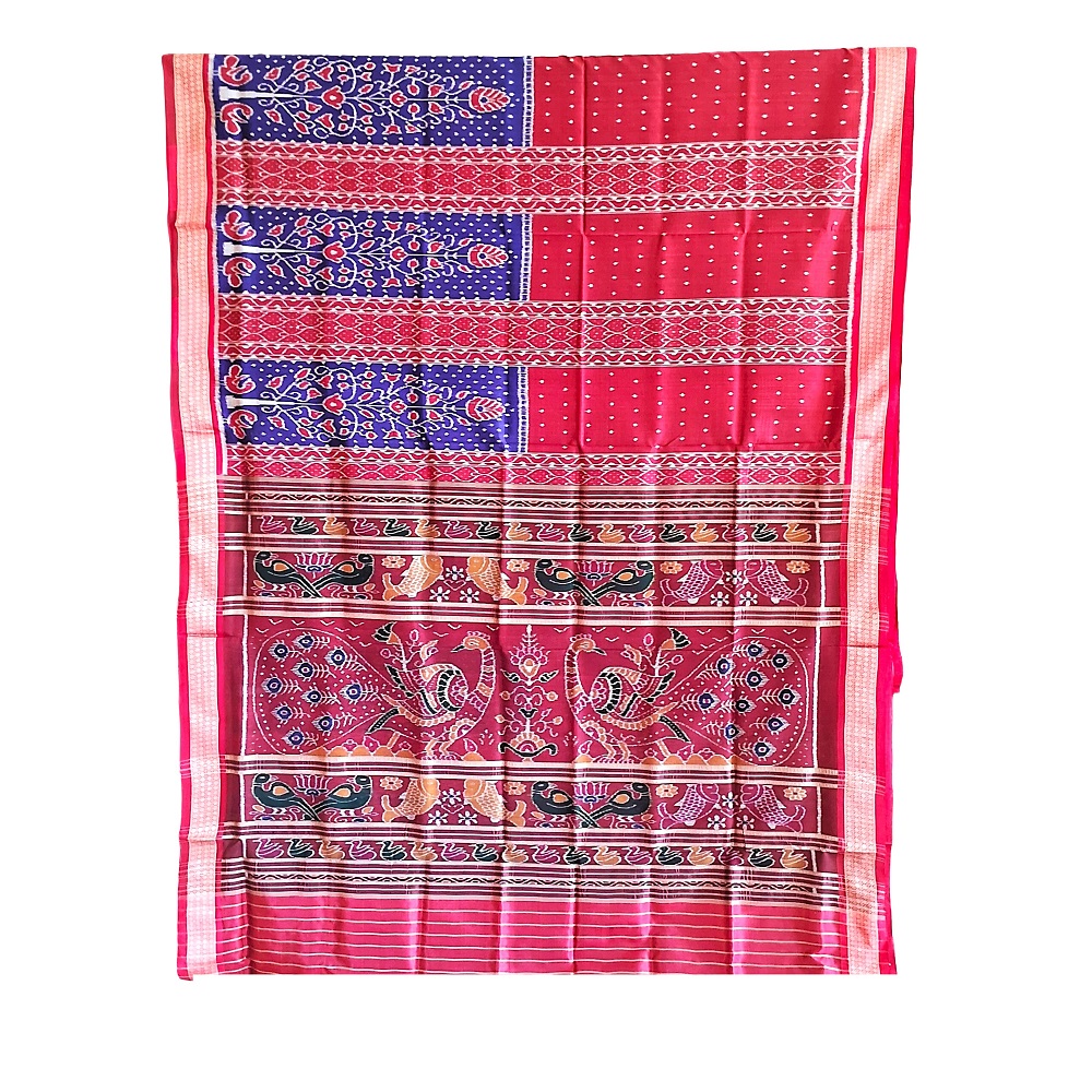  Authentic Odisha Ikat Bomkai Silk with full body 
