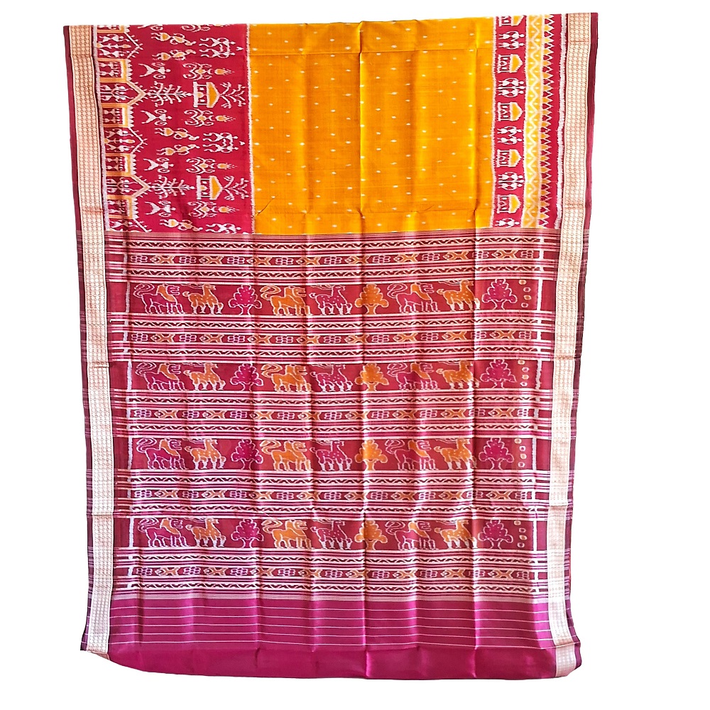 Bomkai Silk with full body work OC-406