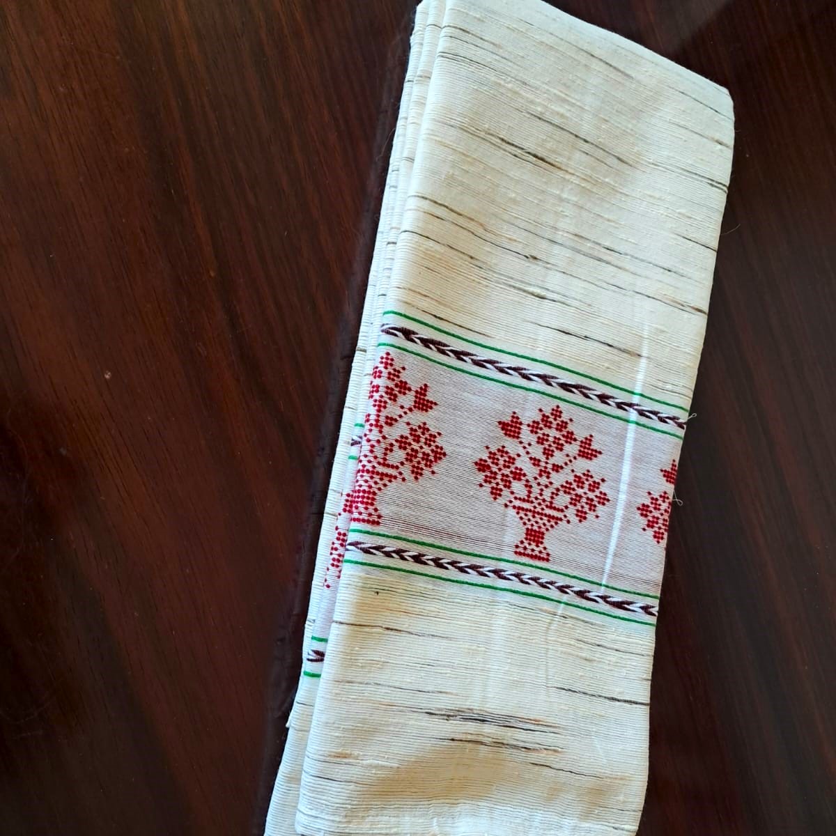 Cotton Shawl Uttariya U-COT-053b