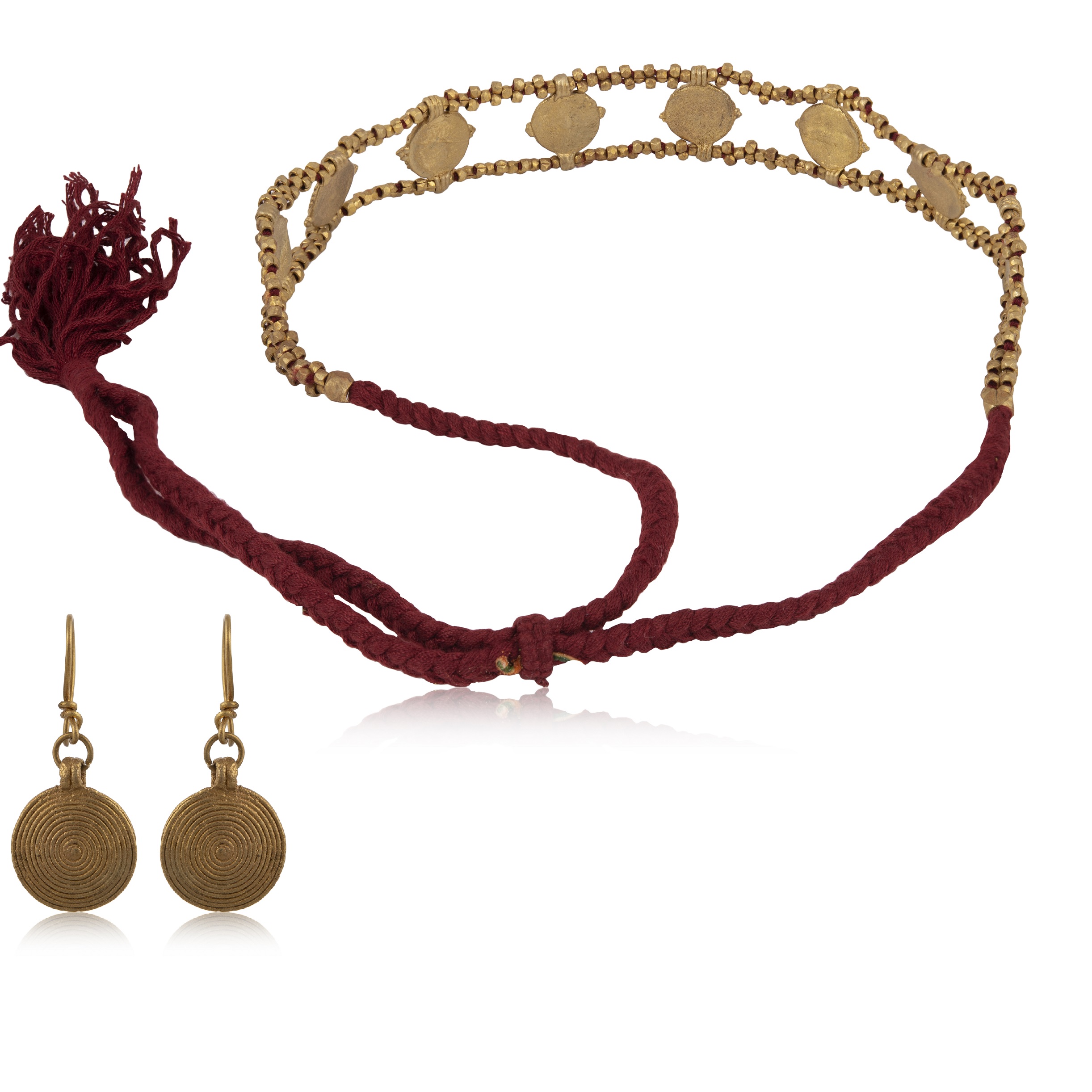 Dokra Jewellery Set  Choker DJ-00-983a