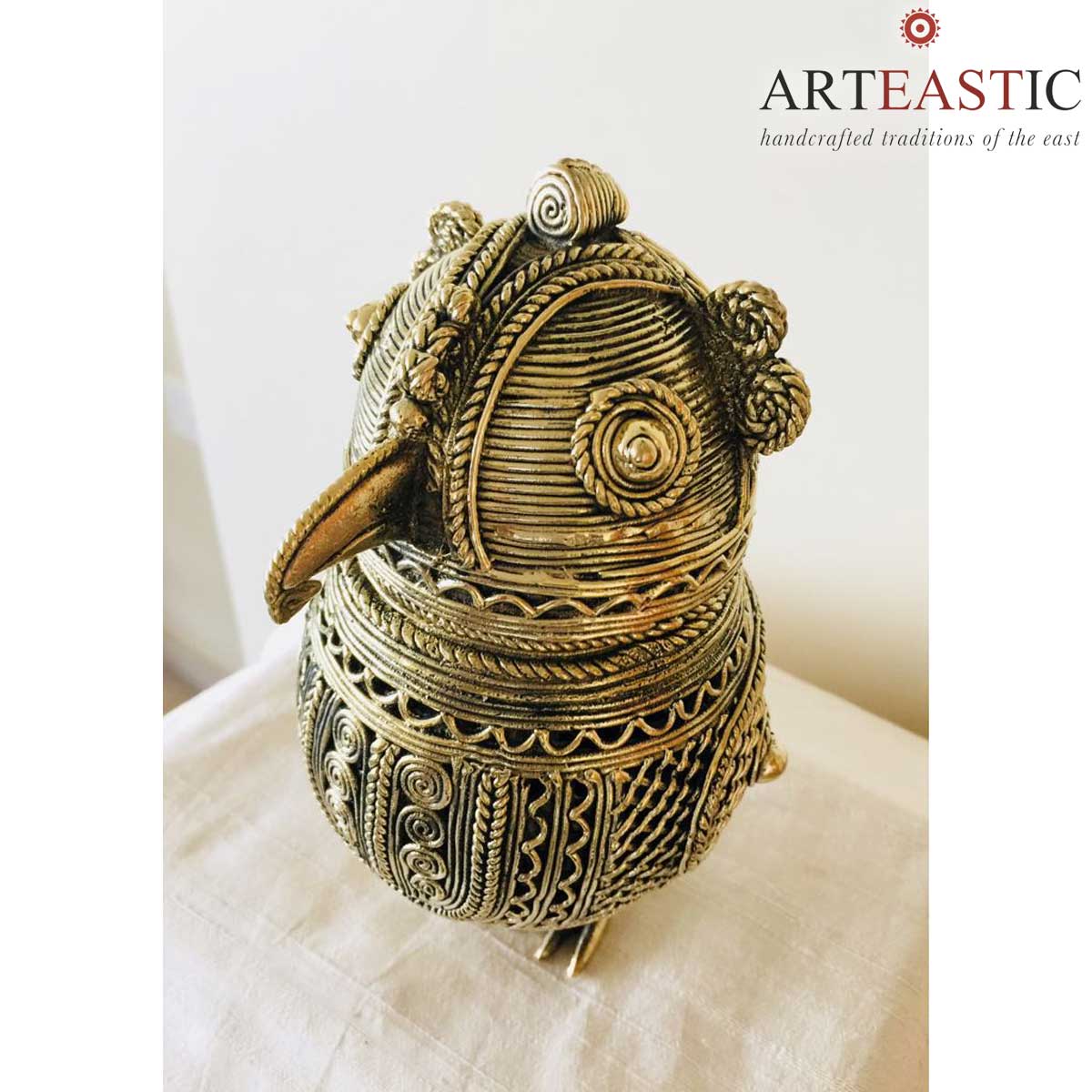 Dhokra designer storage box  DS-00-985c