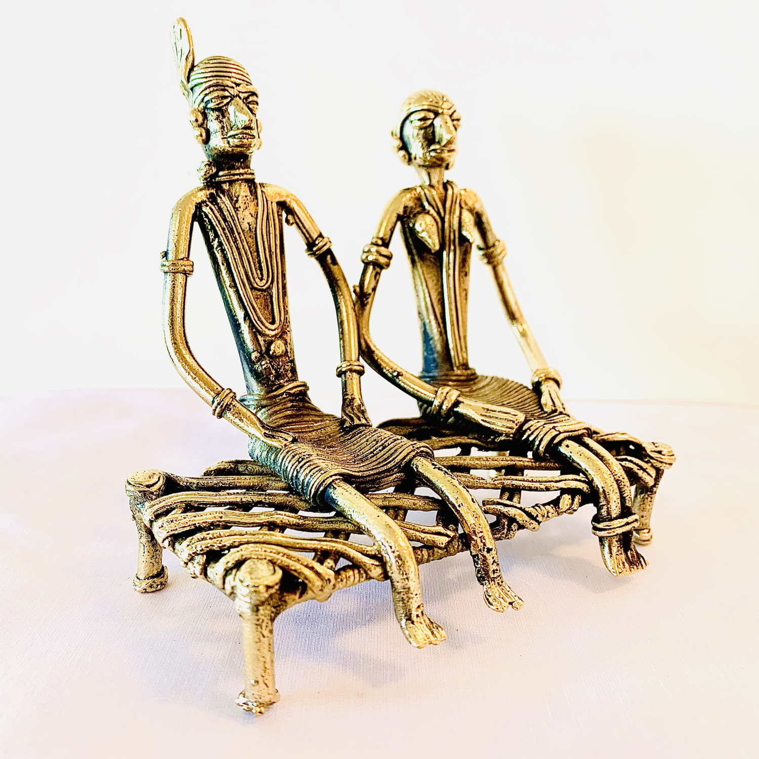 Dokra Tribal Couple on Arteastic DS-00-974a