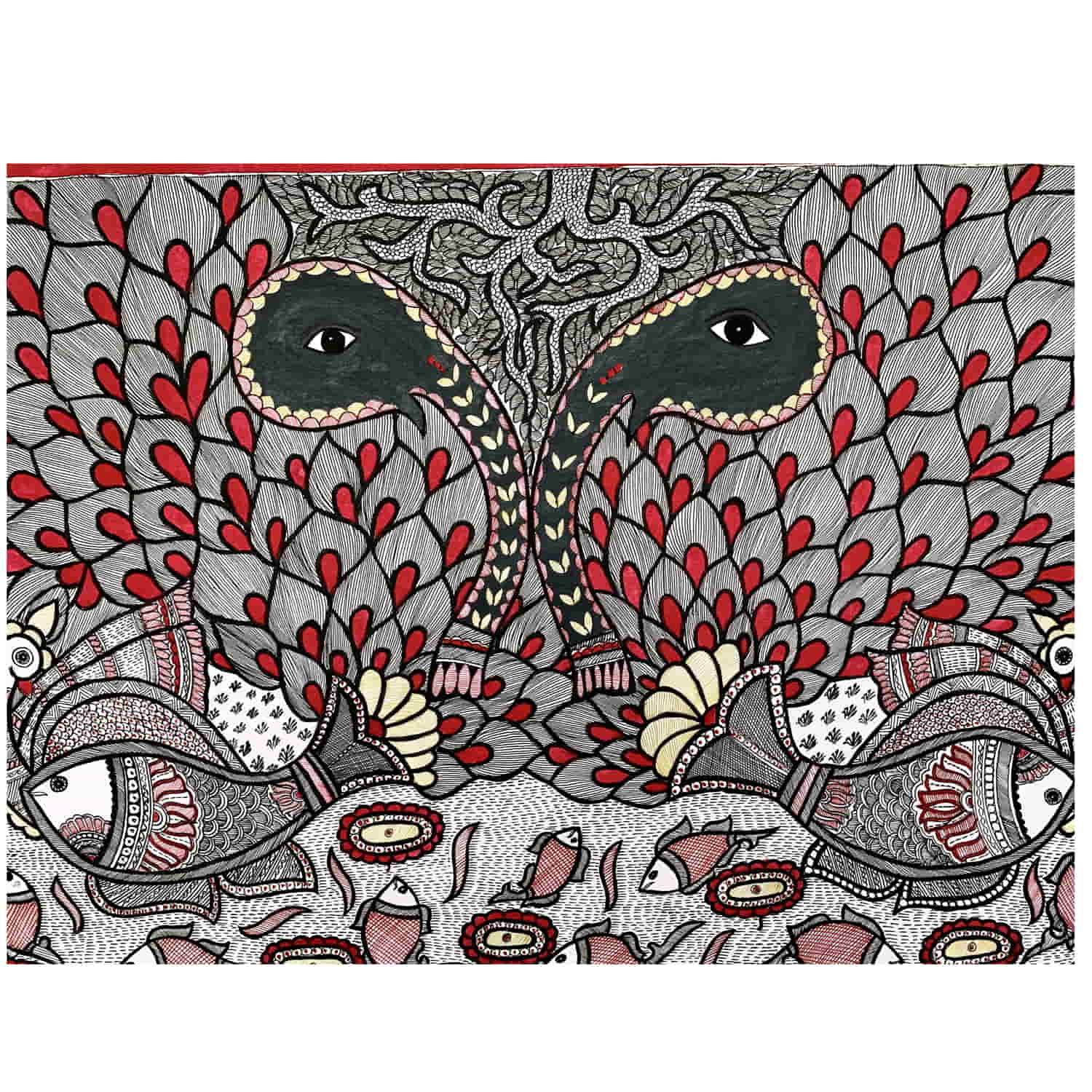  Madhubani Paintings on Arteastic.in MBP-005a