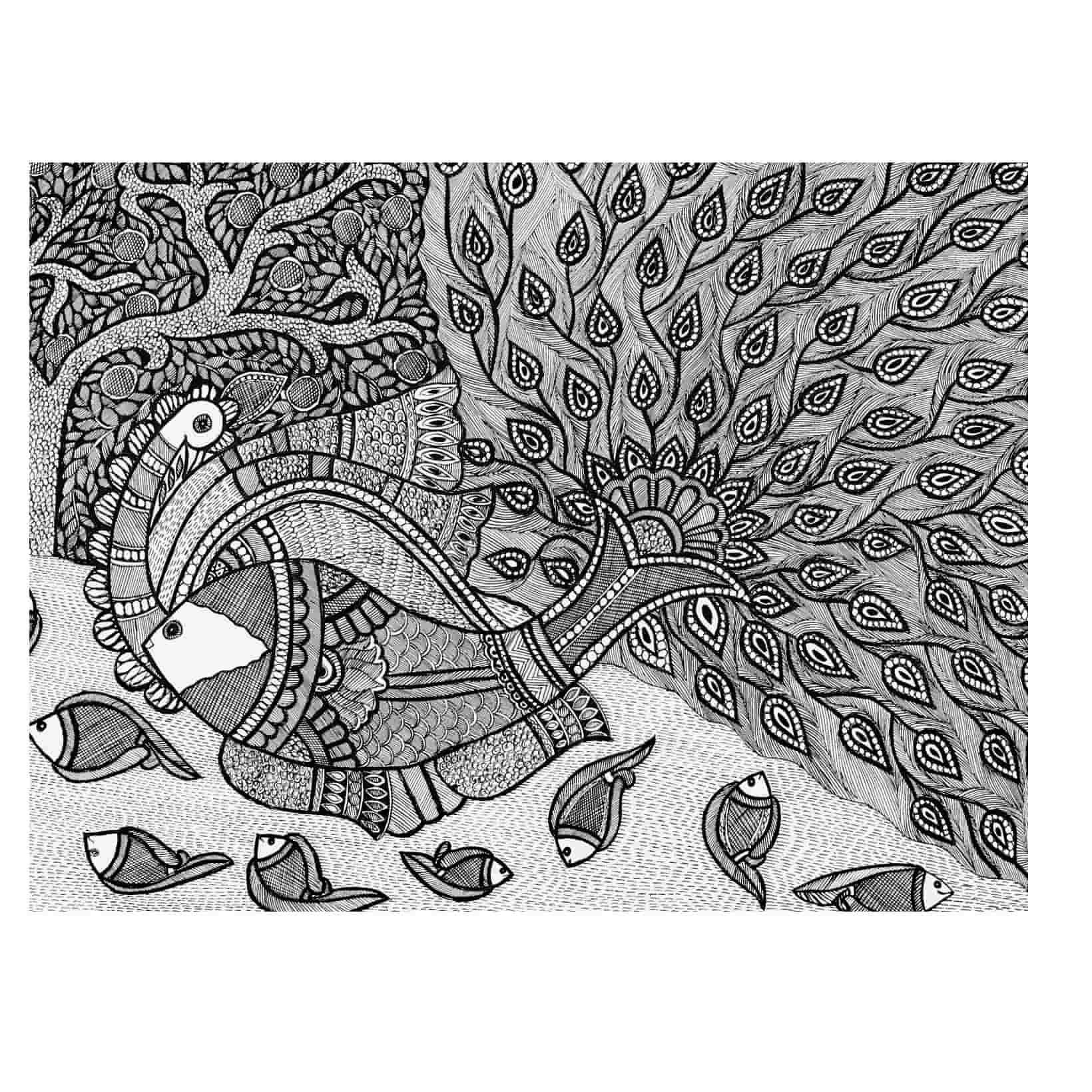 Madhubani Painting on Arteastic.in MBP-009