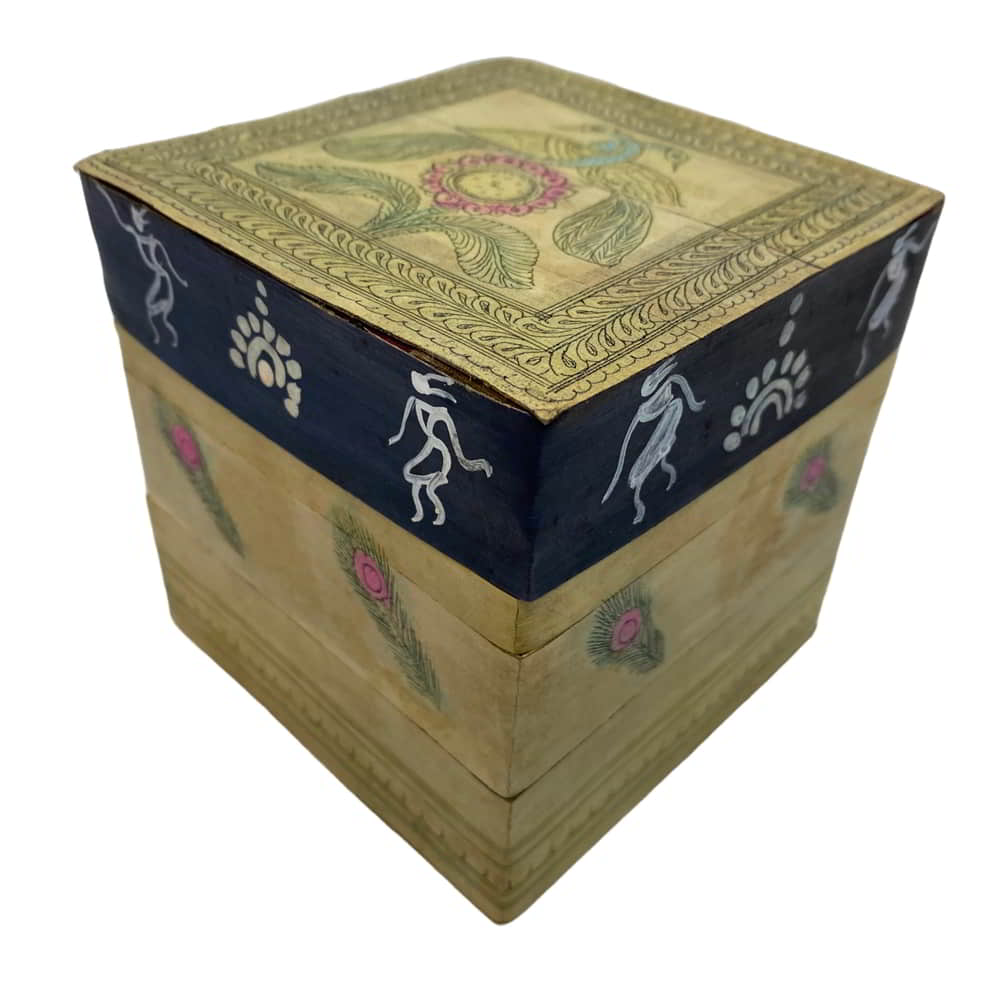 Palm-leaf Decorative Box-PL-122a