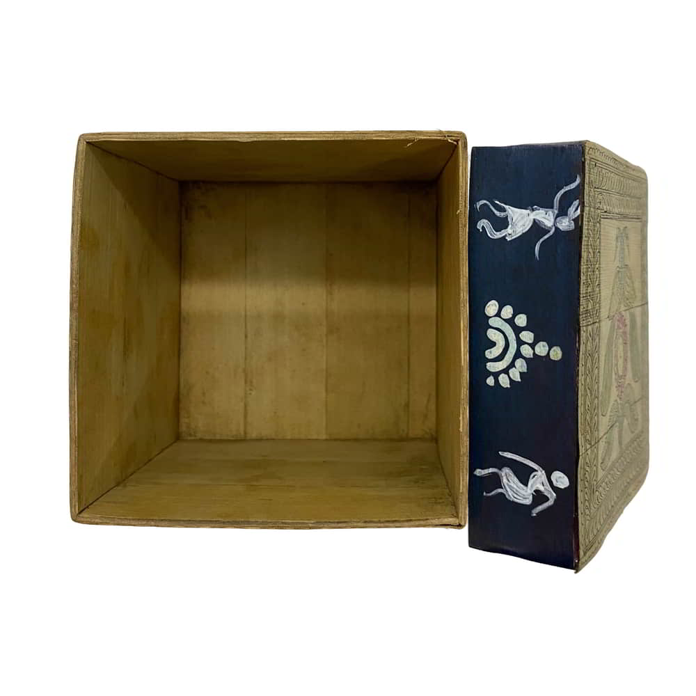 Palm-leaf Jewelry box Box-PL-122c