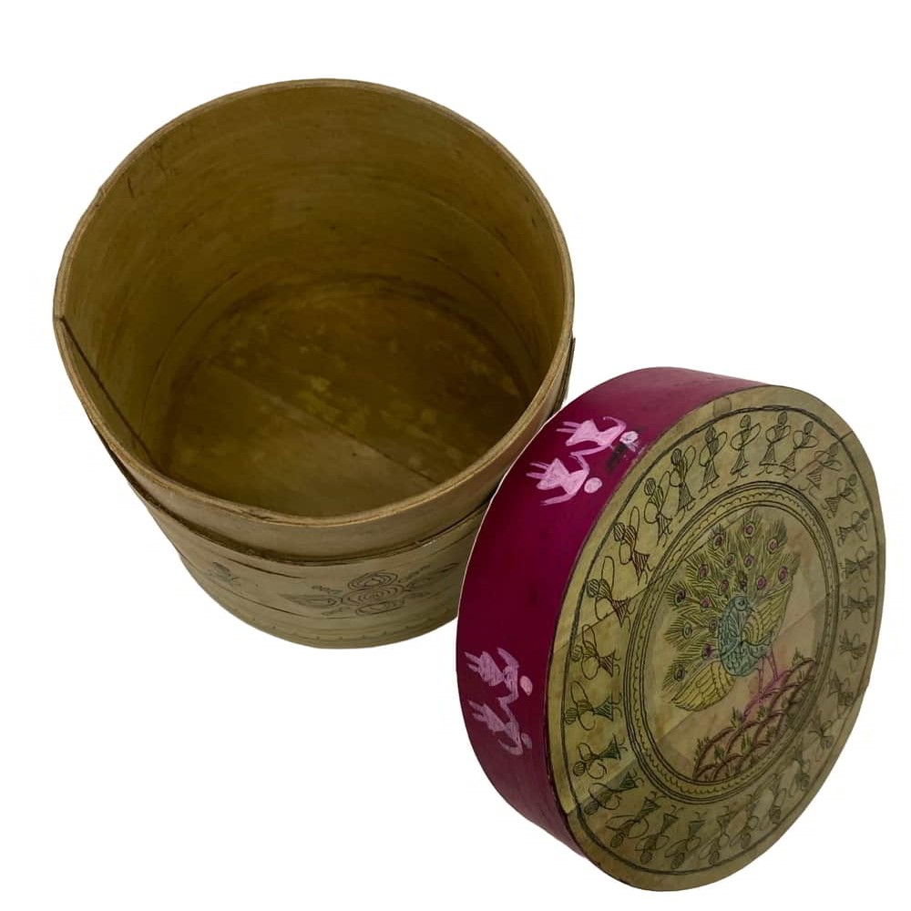 Palm-leaf  box Box-PL-130c
