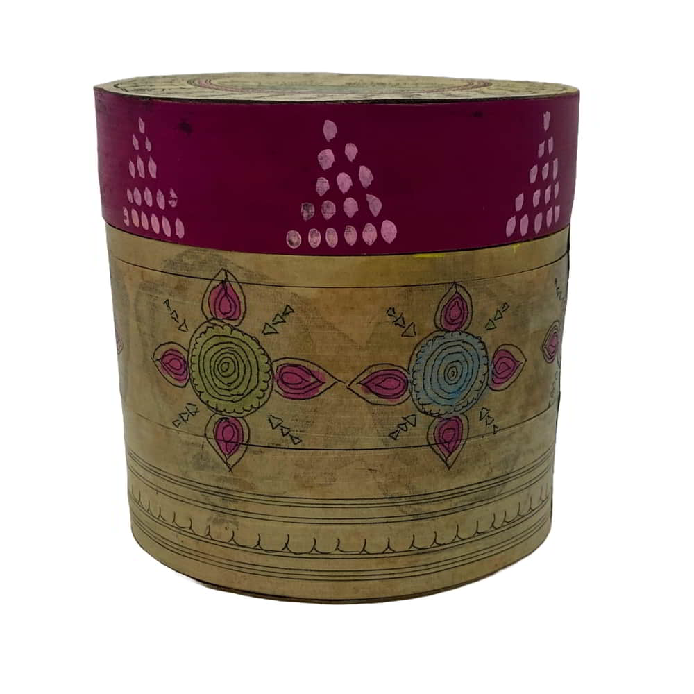 Palm-leaf box Box-PL-133a