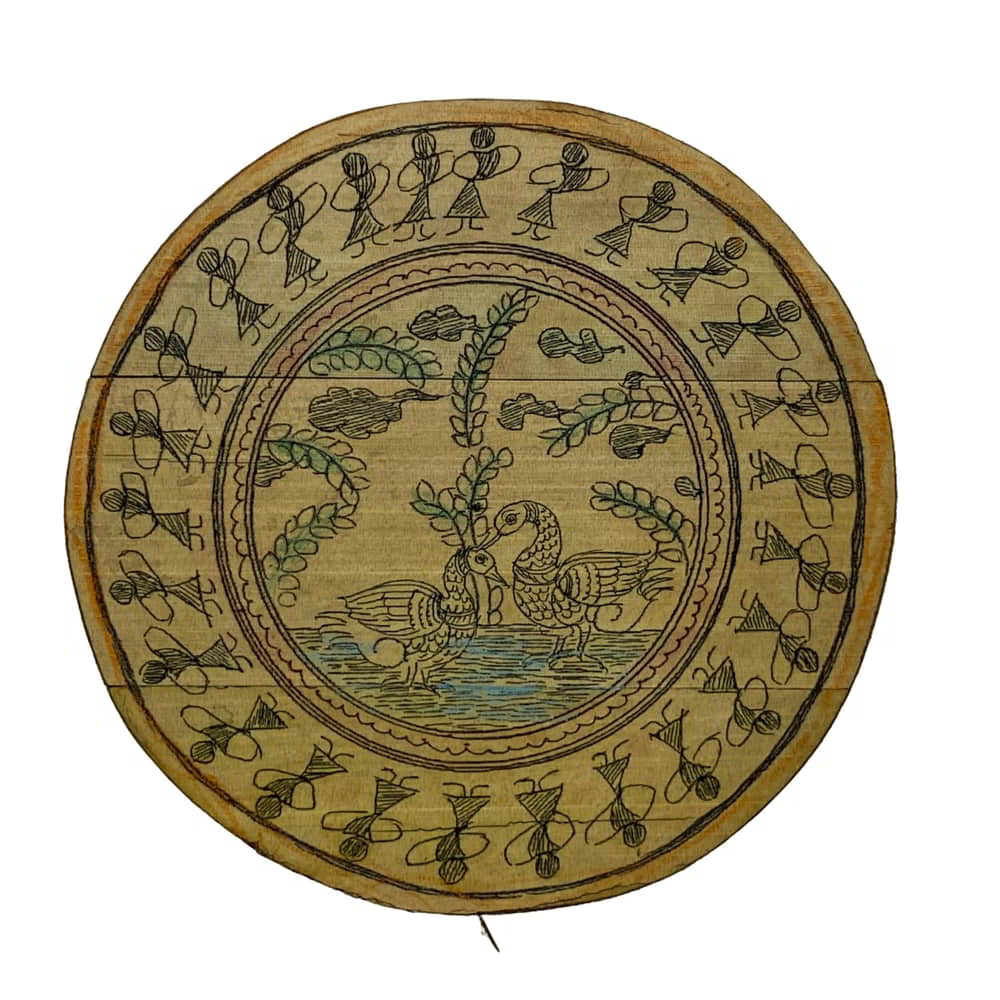 Palm-leaf Decorative box Box-PL-134a