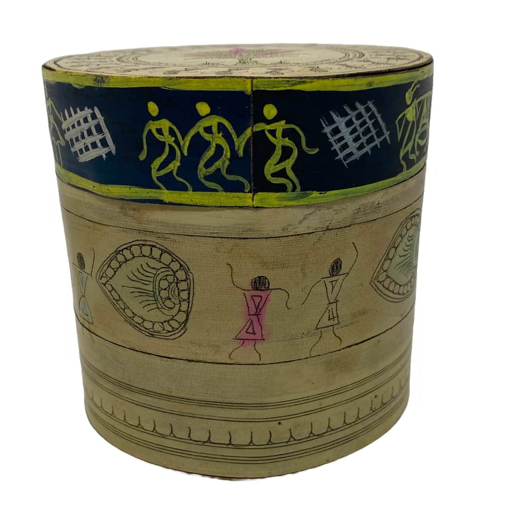 Palm-leaf Decorative box Box-PL-135c