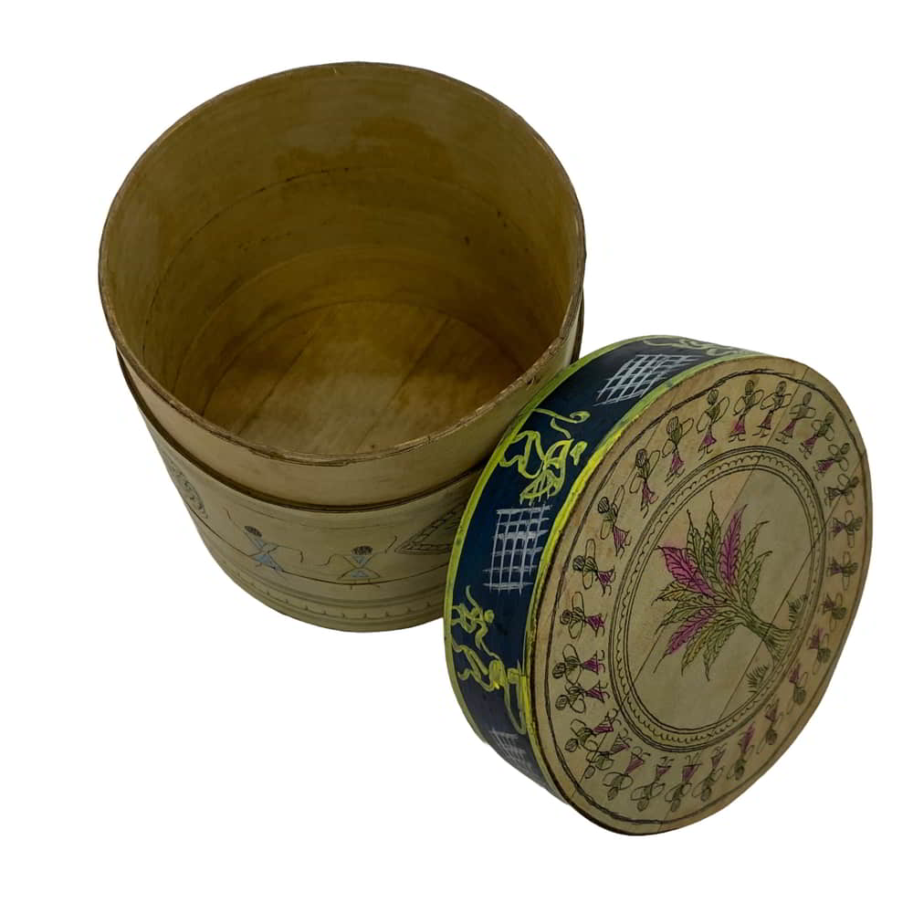 Palm-leaf  box Box-PL-135a