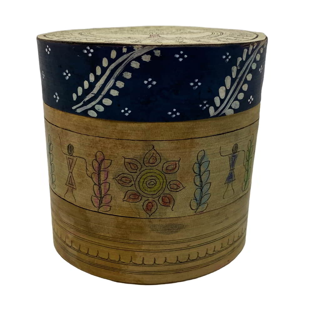  Palm-leaf box Box-PL-136a