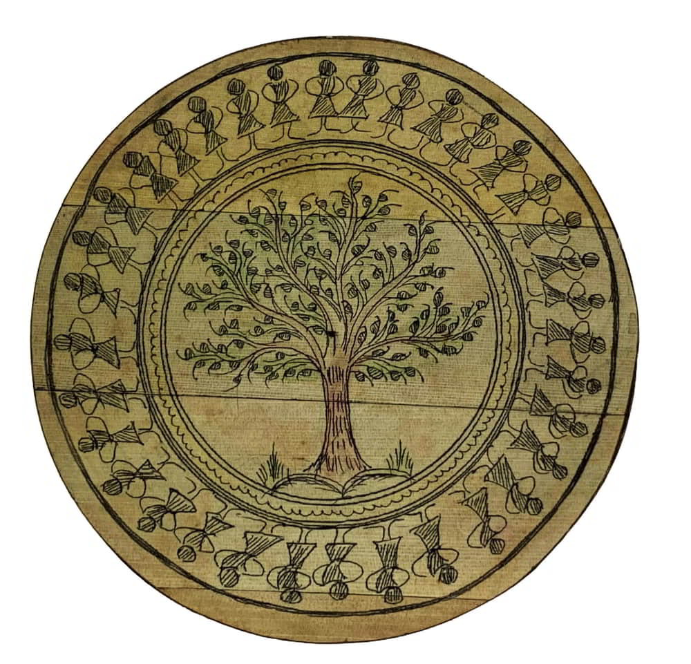  Palm-leaf box Box-PL-136c