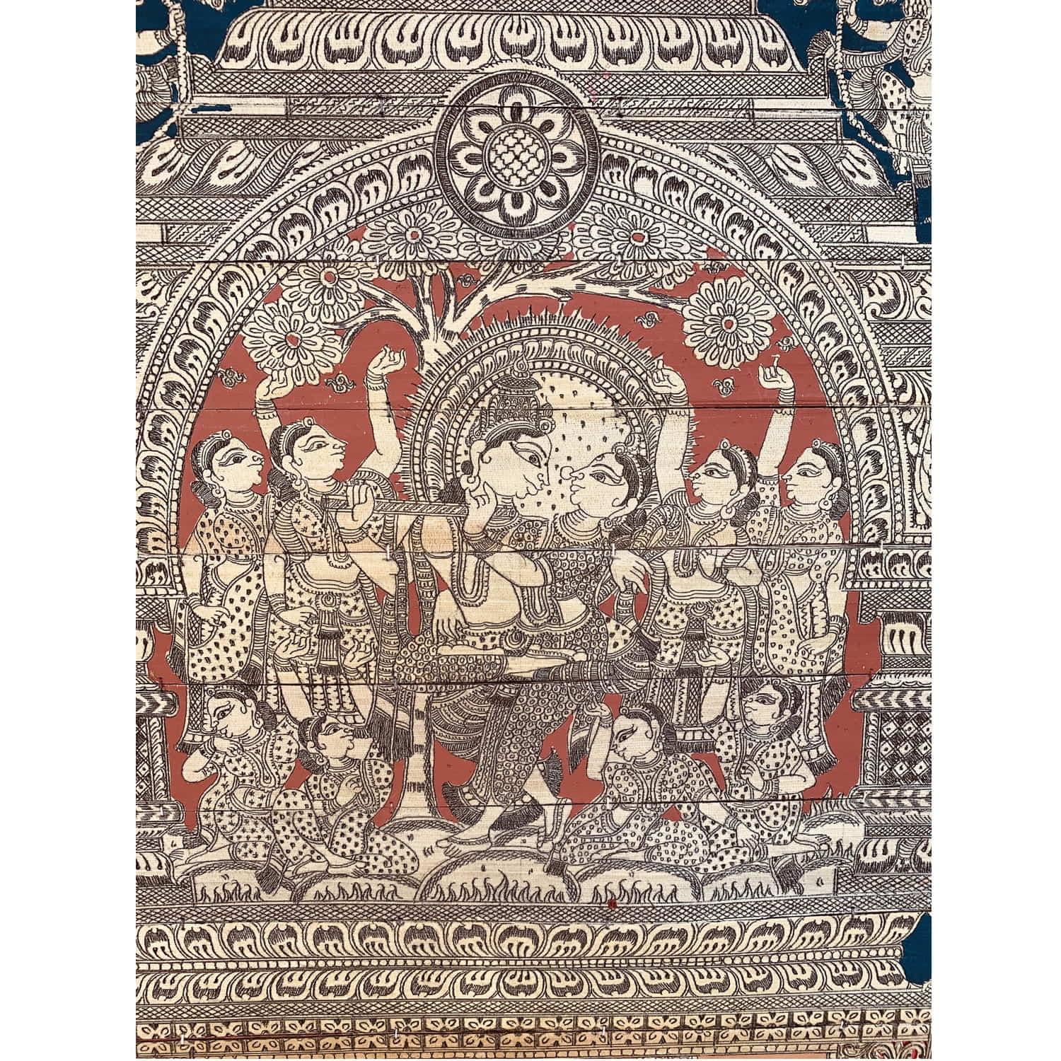 Palmleaf Paintings Radha Krishna PLP-010a