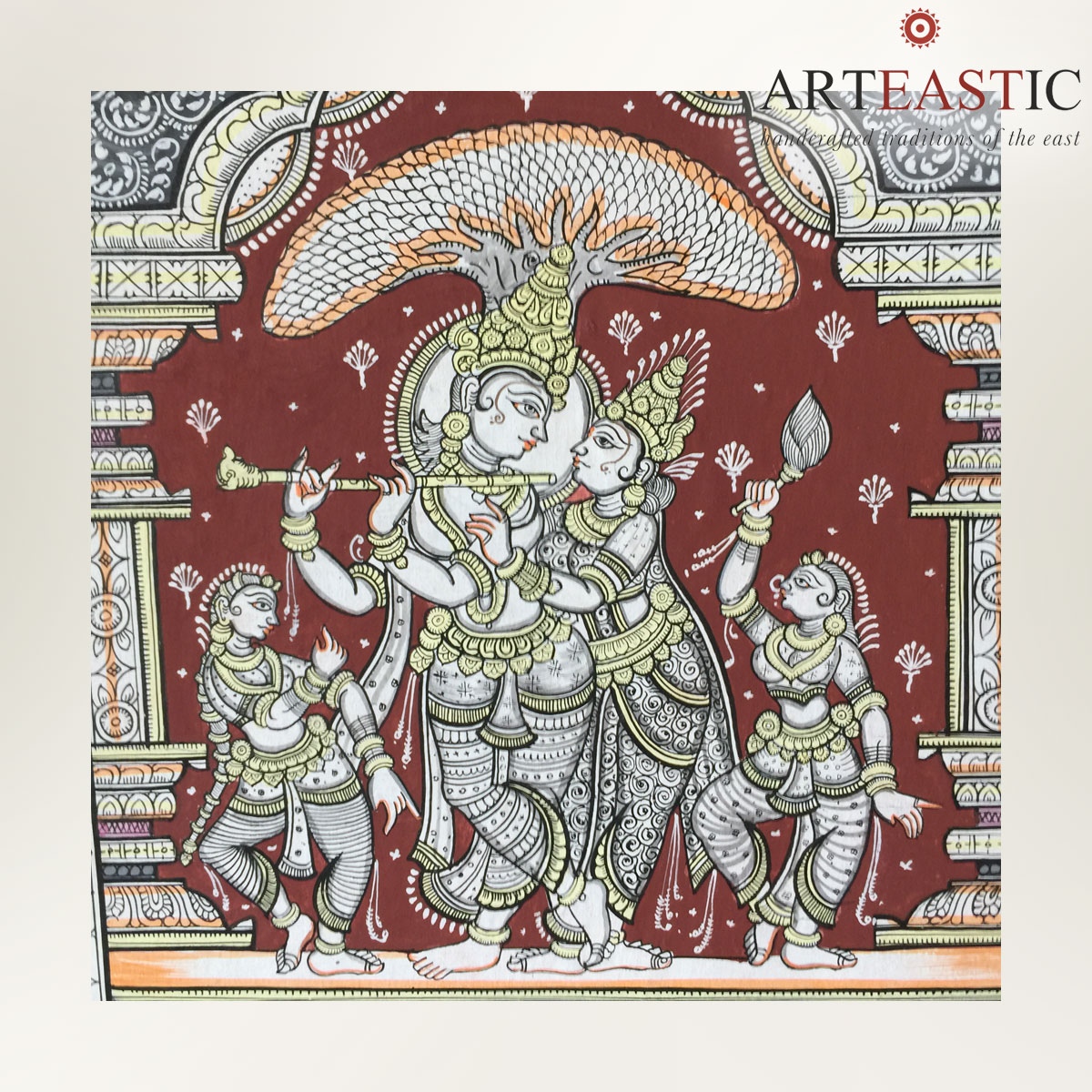  Pattachitra Paintings Radha Krishna PCP-023a