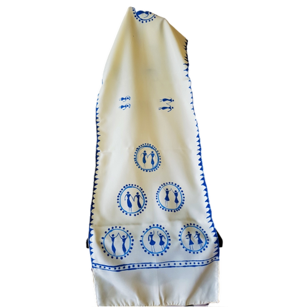 Saura art on Women scarves Scarf-S-953b