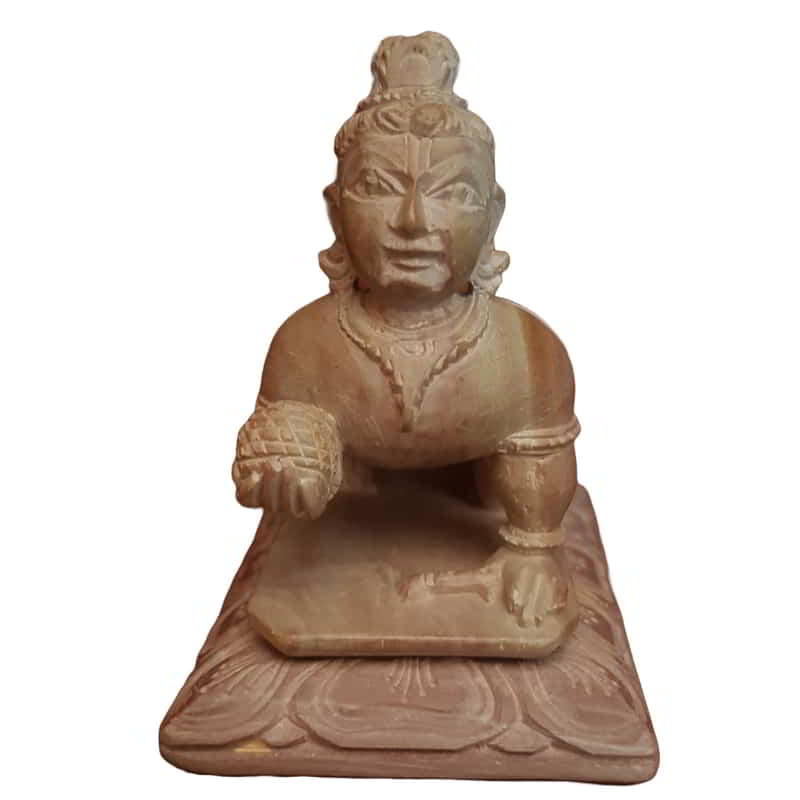 Stone Sculpture Laddoo Gopal  S-Stone-304a