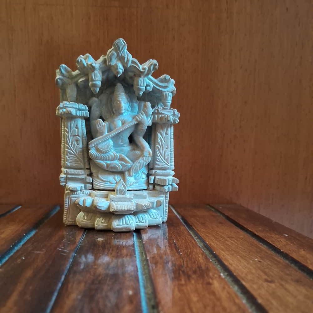 Stone  Saraswati S-Stone-331a