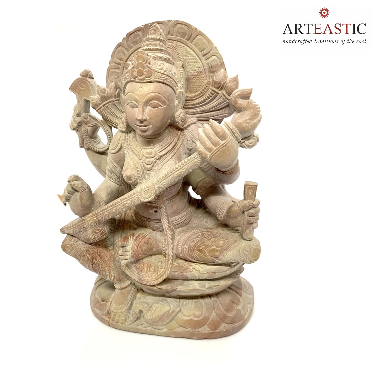 Stone Sculpture Devi Saraswati SC-004b