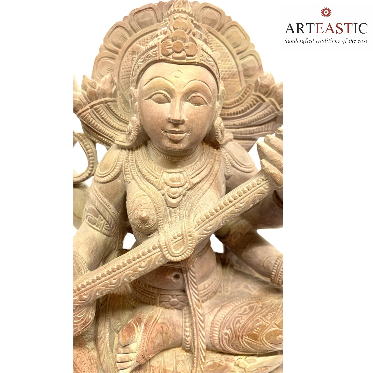 Stone Sculpture Devi Saraswati SC-004c